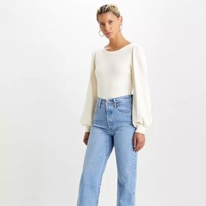 Levi’s Ribcage Straight Ankle Jeans, Tango Gossip wash